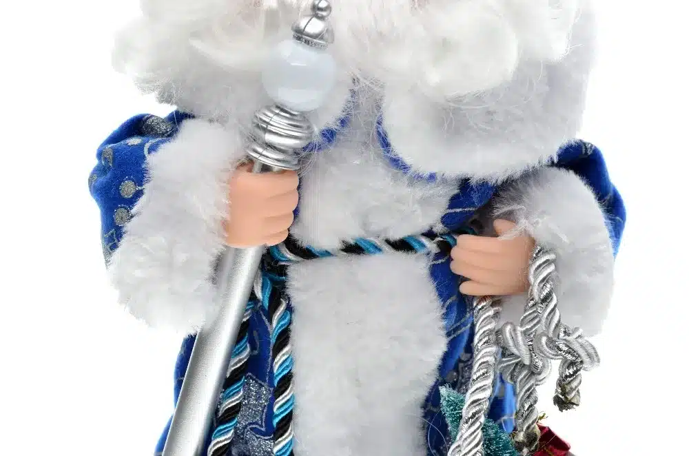 30cm New Year Christmas Ornaments Electric Santa Claus Musical Dancing Plush Dolls Toys Gifts For Child Home Decorations Crafts 12
