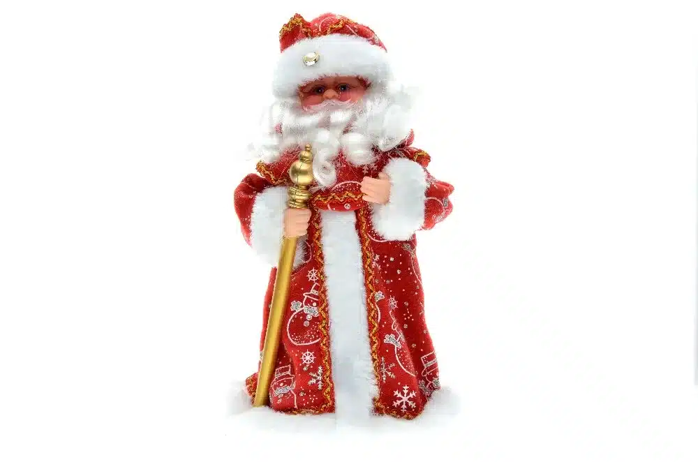 30cm New Year Christmas Ornaments Electric Santa Claus Musical Dancing Plush Dolls Toys Gifts For Child Home Decorations Crafts 14
