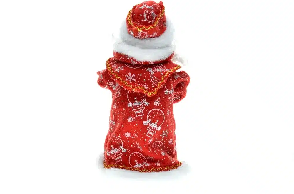 30cm New Year Christmas Ornaments Electric Santa Claus Musical Dancing Plush Dolls Toys Gifts For Child Home Decorations Crafts 15