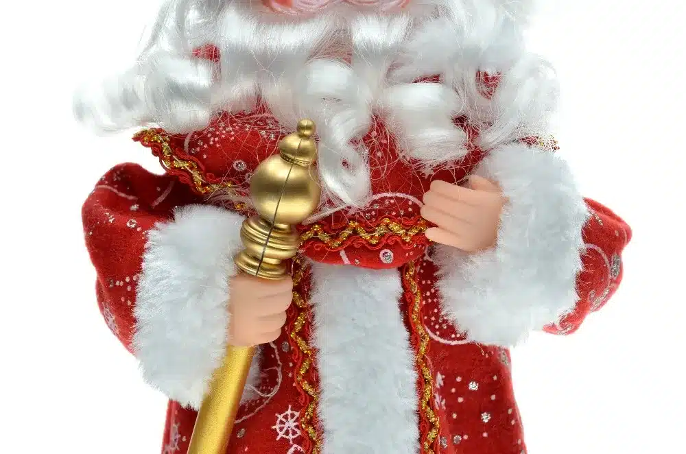 30cm New Year Christmas Ornaments Electric Santa Claus Musical Dancing Plush Dolls Toys Gifts For Child Home Decorations Crafts 18