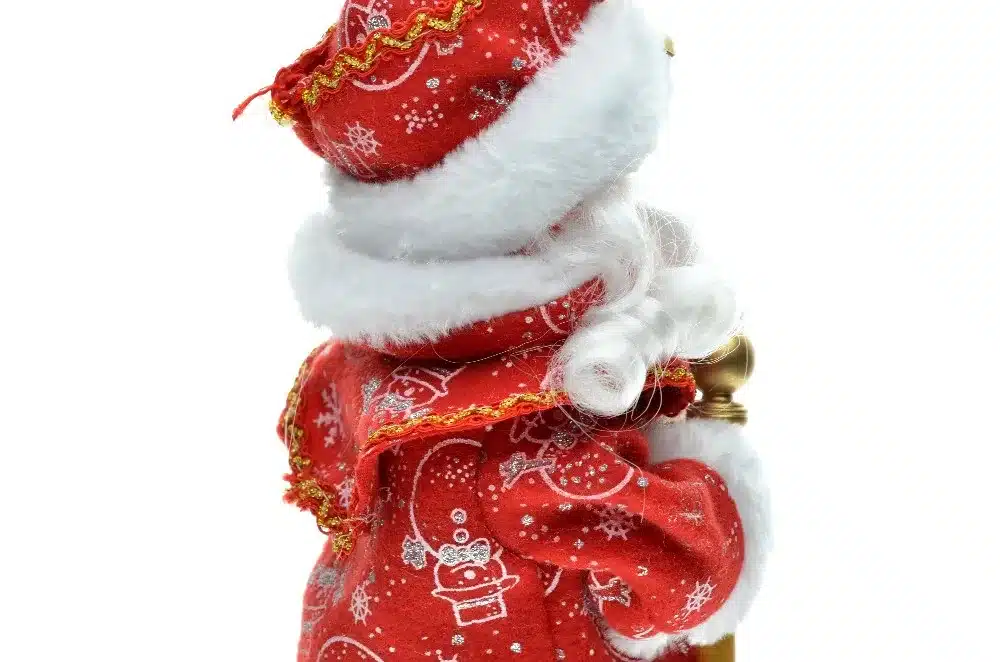 30cm New Year Christmas Ornaments Electric Santa Claus Musical Dancing Plush Dolls Toys Gifts For Child Home Decorations Crafts 20