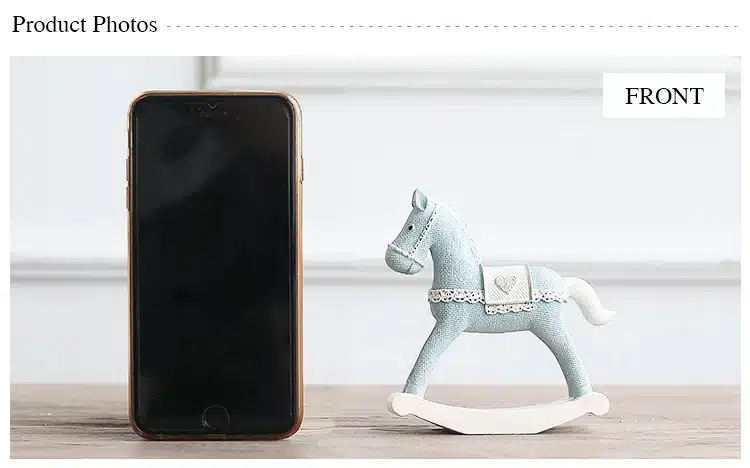 Miz Home Blue Horse Handmade Craft Toy for Children Roly-poly Gift for Kids Christmas Decoration Birthday Gift 12