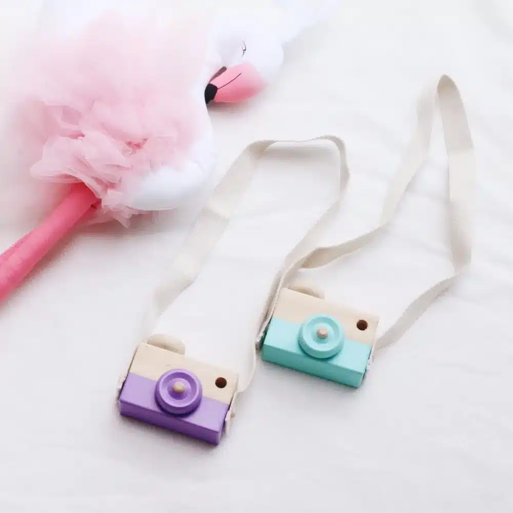 Lovely Cute Wooden Camera Toys For Baby Kids Room Decor Furnishing Articles Child Christmas Birthday Gifts Nordic European Style 34