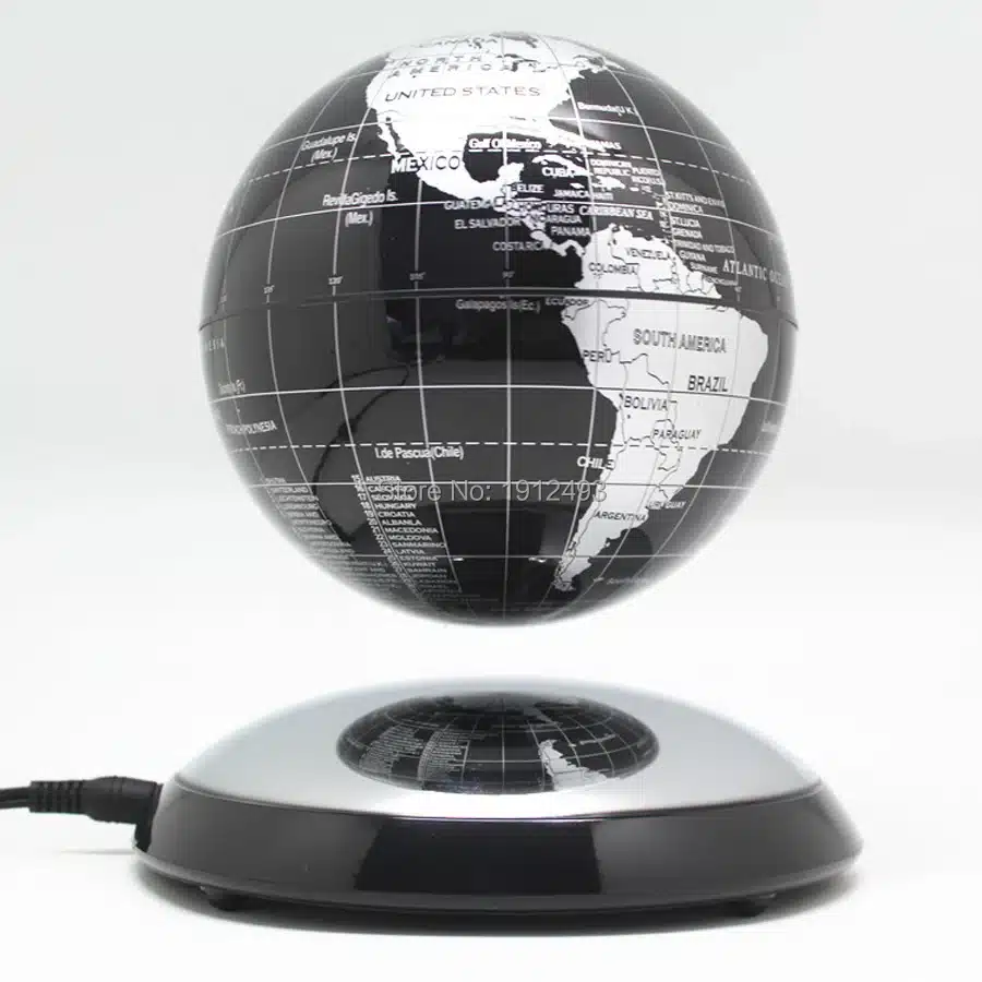 6 Inch Creative Magnetic Levitation Floating Globe World Map the Best Desktop Decor Christmas Company anniversary gift 13