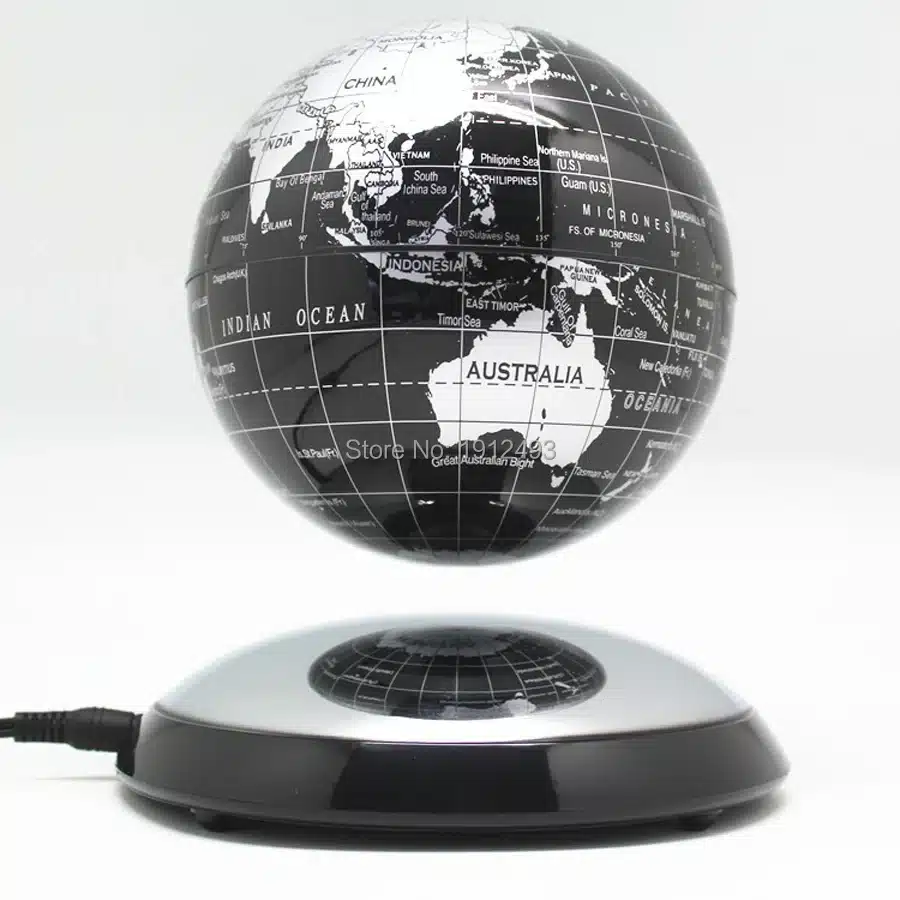 6 Inch Creative Magnetic Levitation Floating Globe World Map the Best Desktop Decor Christmas Company anniversary gift 14