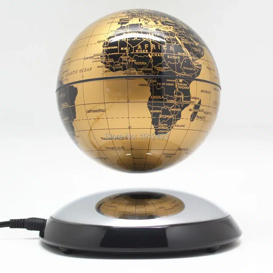 6 Inch Creative Magnetic Levitation Floating Globe World Map the Best Desktop Decor Christmas Company anniversary gift 15