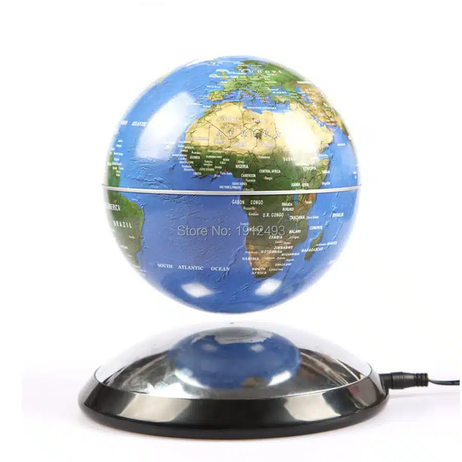 6 Inch Creative Magnetic Levitation Floating Globe World Map the Best Desktop Decor Christmas Company anniversary gift 18