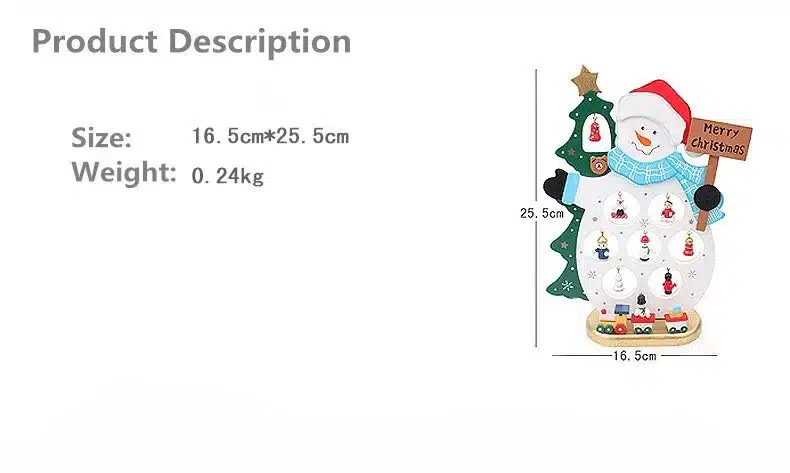 Free Shipping XMAS Gift 1pc mini table Decoration wood Christmas Snowman with ornament X'mas, More Than $100 TNT Free Shipping 9
