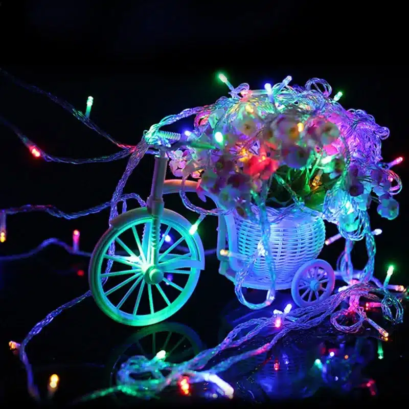 20M strip rgb 220V led string light for tree colorful waterproof holiday led lighting Christmas/Wedding/Party Decoration Lights 2