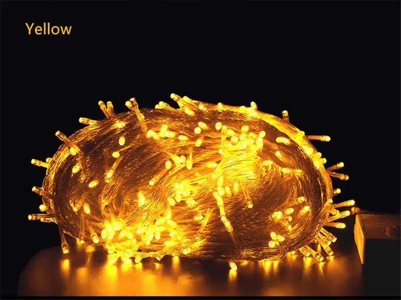 20M strip rgb 220V led string light for tree colorful waterproof holiday led lighting Christmas/Wedding/Party Decoration Lights 11