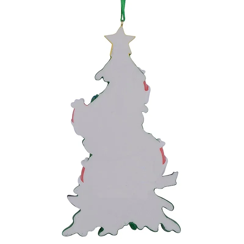 Resin Penguin Family Of 4 Christmas Ornaments With White Tree As Personalized Gifts Holiday Home Decor 11