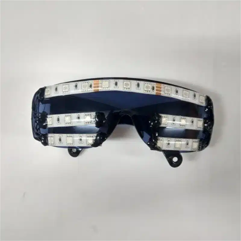 Wecool hot sale new design 7 color flashing LED glow glasses flashing led glasses laser glasses For Chirstmas party decoration 9