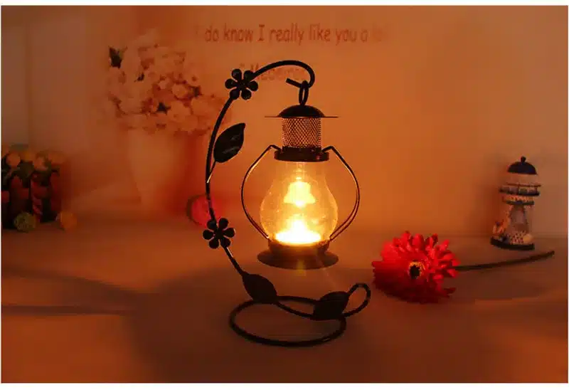 2 Colors Wedding Gift Metal Lantern Iron Candle Holder House Decoration Iron Lanterns For Candles Candle Lantern Candlestick 5