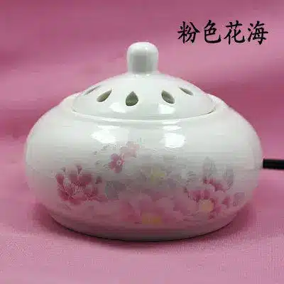 NEW Thermostated electronic aromatherapy furnace ceramic aromatherapy lamp plug aroma furnace dry essential oil Free Shipping 9