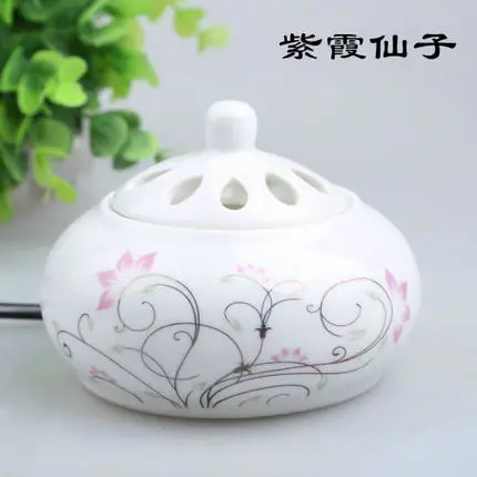 NEW Thermostated electronic aromatherapy furnace ceramic aromatherapy lamp plug aroma furnace dry essential oil Free Shipping 11