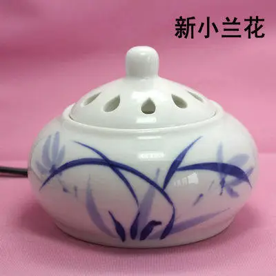 NEW Thermostated electronic aromatherapy furnace ceramic aromatherapy lamp plug aroma furnace dry essential oil Free Shipping 13