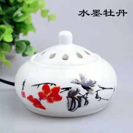 NEW Thermostated electronic aromatherapy furnace ceramic aromatherapy lamp plug aroma furnace dry essential oil Free Shipping 16