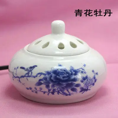 NEW Thermostated electronic aromatherapy furnace ceramic aromatherapy lamp plug aroma furnace dry essential oil Free Shipping 17