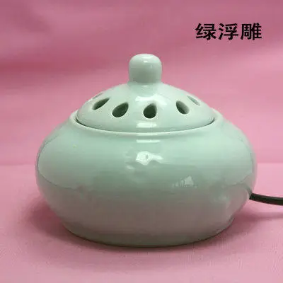 NEW Thermostated electronic aromatherapy furnace ceramic aromatherapy lamp plug aroma furnace dry essential oil Free Shipping 21