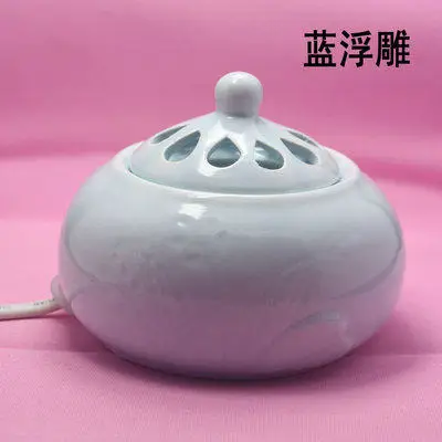 NEW Thermostated electronic aromatherapy furnace ceramic aromatherapy lamp plug aroma furnace dry essential oil Free Shipping 24