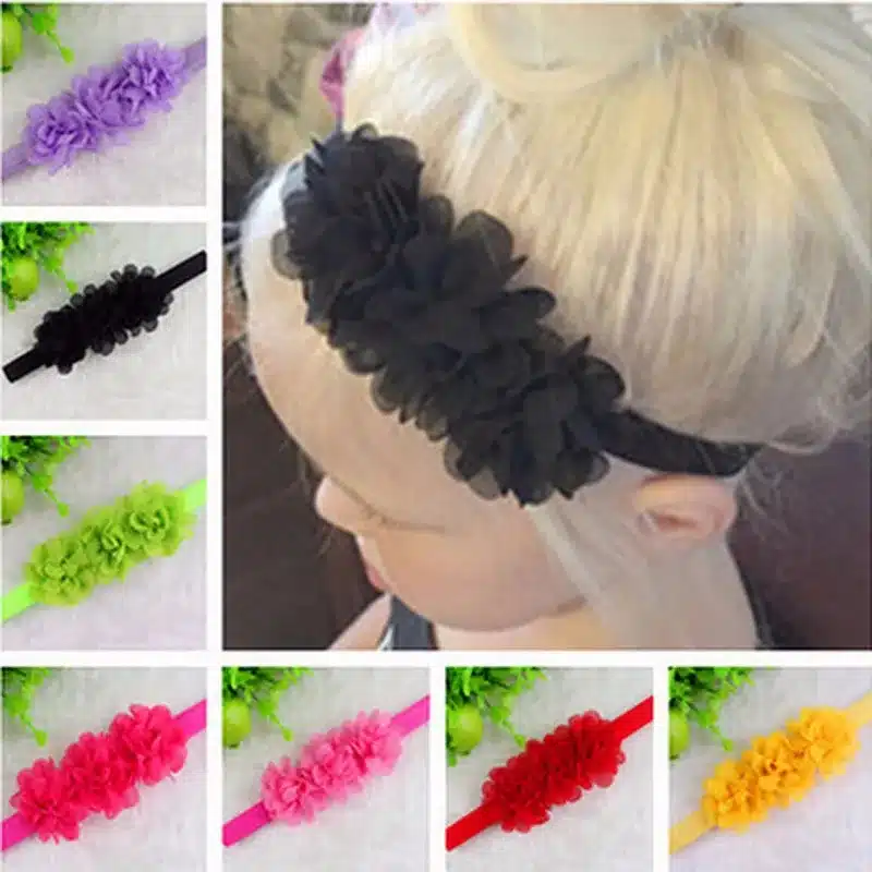 TWDVS Flower Headband Newborn Hair Bands Bow For Christmas Cheap Hair Accessories Para Cabelo Headwear w--001 11