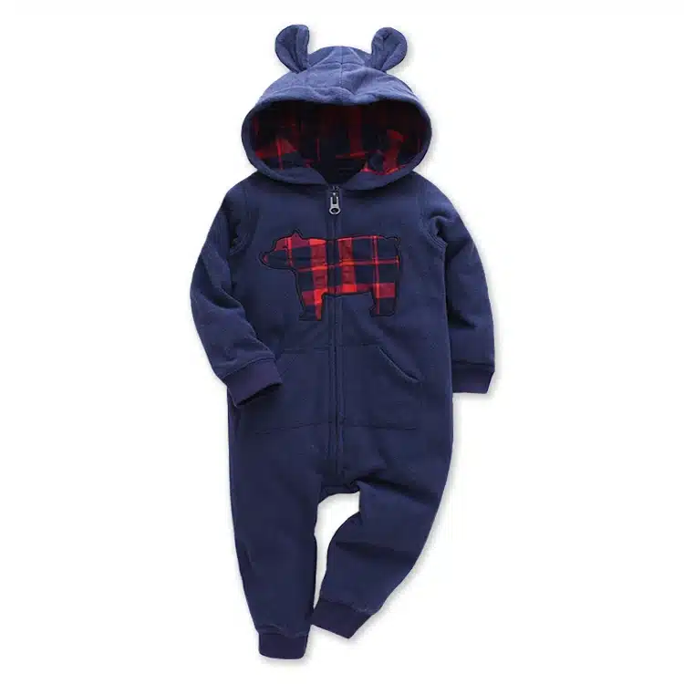 2017 soft Baby Christmas Costumes 6-24M Baby Boy Clothes lovely style Baby Rompers clothing for kids 3