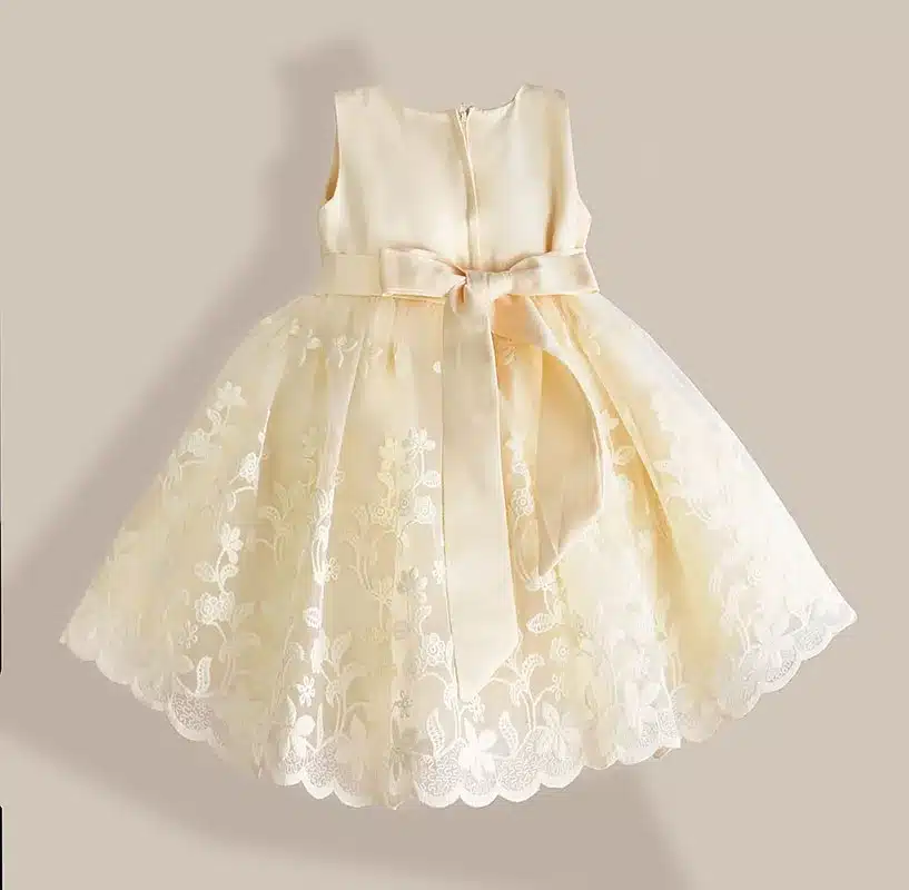 Christmas Baby Girl Dress Red Lace Flower Embroidery Kids Dresses for girls party dress vestido infantil 1-6 years 19