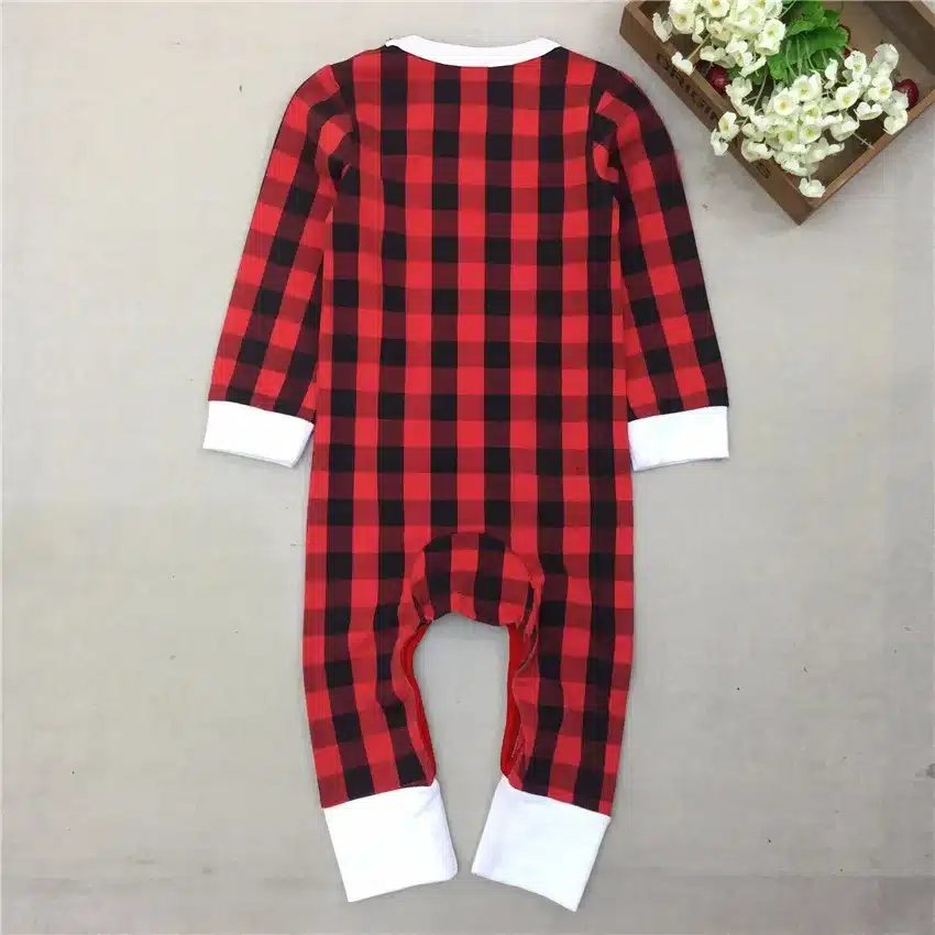 COSPOT Baby Girls Boys Christmas Reindeer Romper Newborn Christmas Jumpsuit Kids Red Plaid Winter Rompers 2017 New Arrival 30F 20