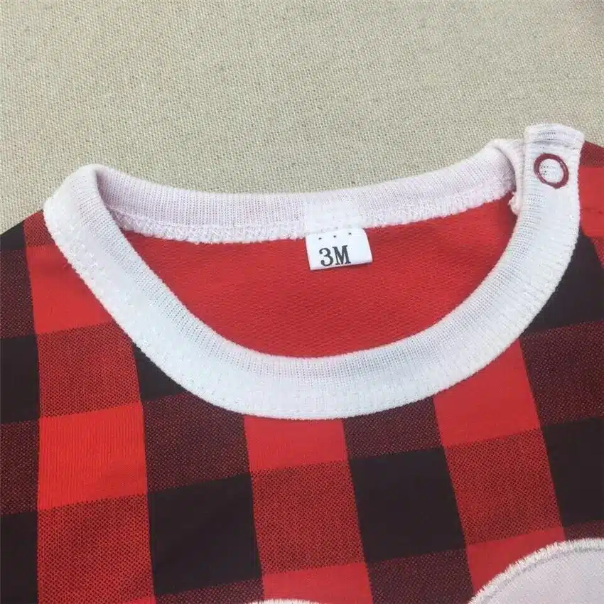 COSPOT Baby Girls Boys Christmas Reindeer Romper Newborn Christmas Jumpsuit Kids Red Plaid Winter Rompers 2017 New Arrival 30F 21