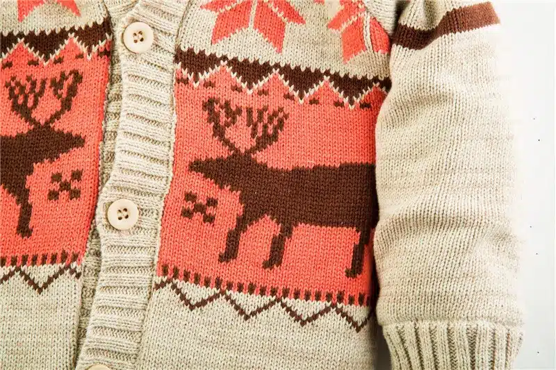 2017 Baby Rompers Winter Thick Climbing Clothes Newborn Boys Girls Warm Romper Knitted Sweater Christmas Deer Hooded Outwear 19
