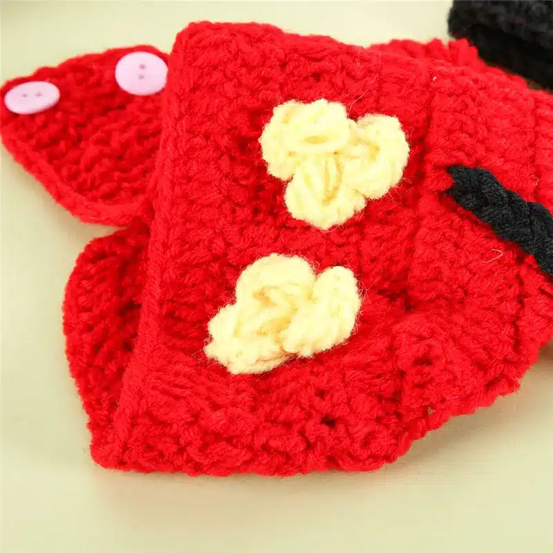 Baby Hat for Girls Children Newborn Photography Props Accessories Crochet Knit Christmas Children's Hats Photo Props Baby Caps 20