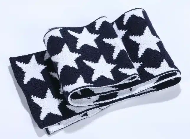 boys girls knitted hat scarf and glove set children fall winter fashion kids navy blue star print 3 pieces sets christmas gift 21