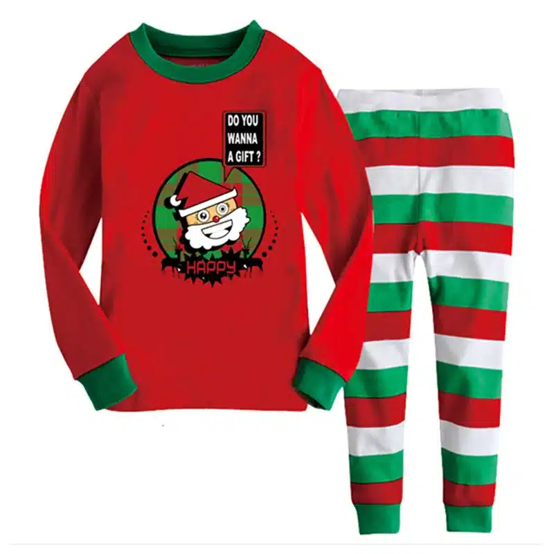 Children Christmas Pajamas Set Cartoon Kids Pijamas For Boys 2-7 Years Girls Pyjama Set Toddler Boys Sleepwear Costume For Boys 16