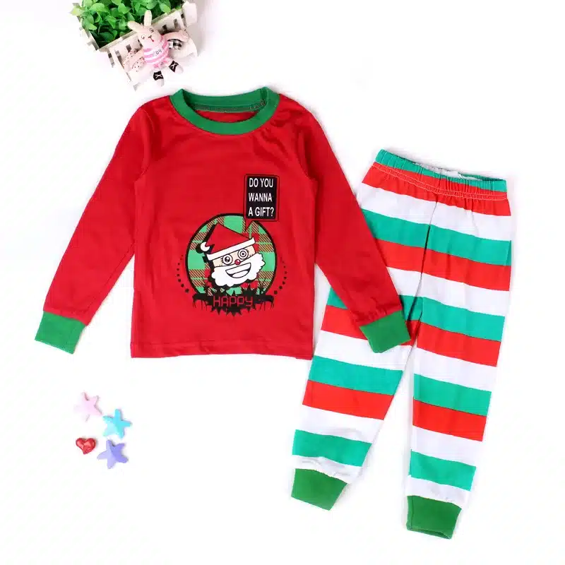 Children Christmas Pajamas Set Cartoon Kids Pijamas For Boys 2-7 Years Girls Pyjama Set Toddler Boys Sleepwear Costume For Boys 17