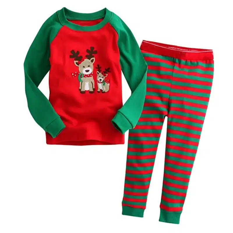Children Christmas Pajamas Set Cartoon Kids Pijamas For Boys 2-7 Years Girls Pyjama Set Toddler Boys Sleepwear Costume For Boys 23