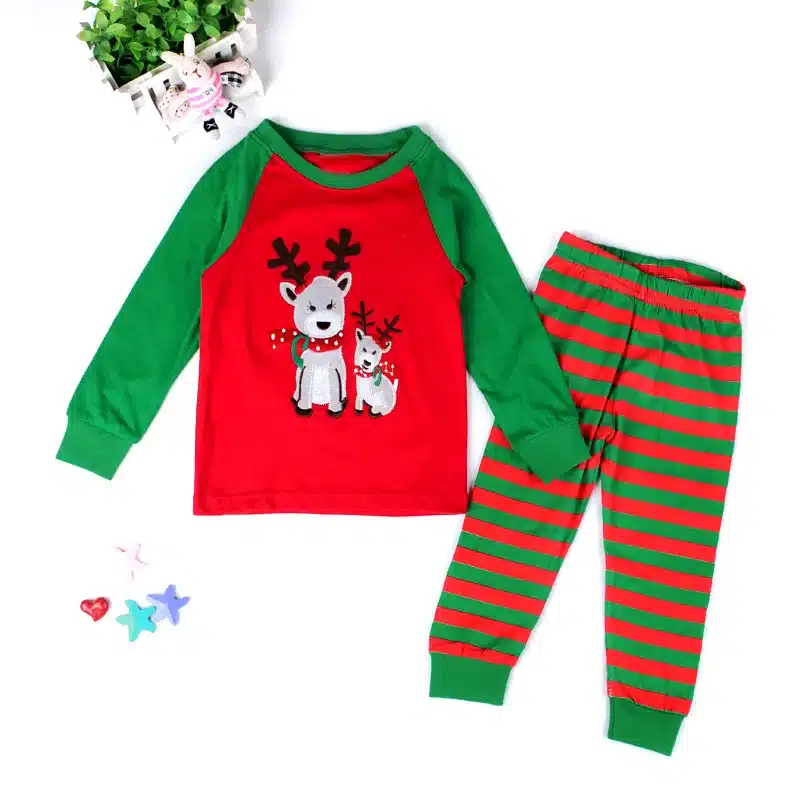 Children Christmas Pajamas Set Cartoon Kids Pijamas For Boys 2-7 Years Girls Pyjama Set Toddler Boys Sleepwear Costume For Boys 24