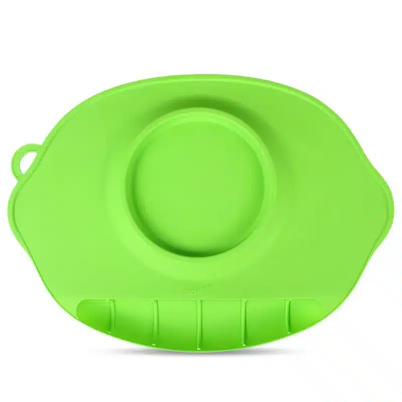 BPA free super soft baby silicone mat water-proof kids utensils tableware bowl dinner mat blue pink green yellow christmas gift 30