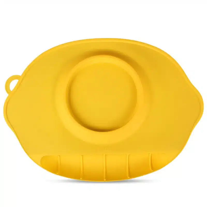 BPA free super soft baby silicone mat water-proof kids utensils tableware bowl dinner mat blue pink green yellow christmas gift 31