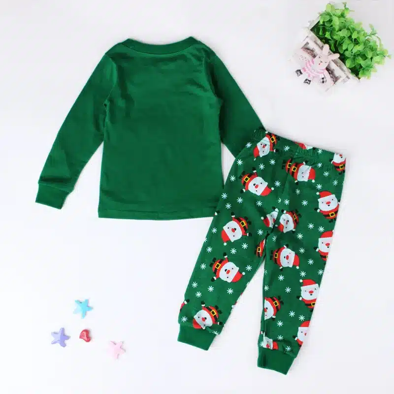 Kids Christmas Pajamas Set Children Pajama For Girls 2-7 Years Girls Sleepwear Baby Pyjama Set Toddler Boys Girls Clothing Set 5