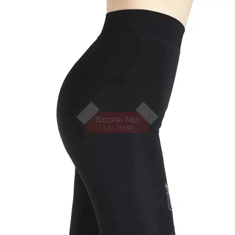 Child Free Size Ice Skating Figure Skating Socks Pantyhose Stockings With Shoes Cover Turning Skater Rhinestone Pantynose Pants 12