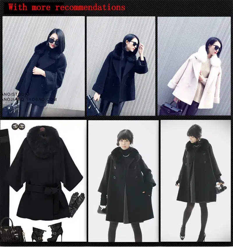 2016 Top Fashion Solid New Winter Scarf Women Really Fox Fur Collar Rabbit Raccoon Caps Article Warm Scarves Shawls L#5 13