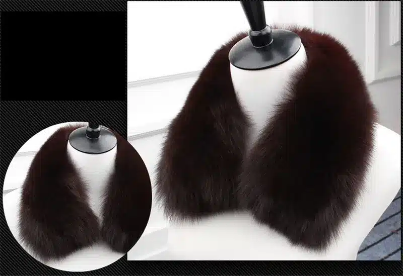 2016 Top Fashion Solid New Winter Scarf Women Really Fox Fur Collar Rabbit Raccoon Caps Article Warm Scarves Shawls L#5 25