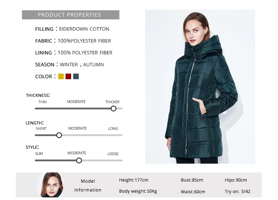 SnowClassic winter jacket women free scarf thick coats female warm parka outwear slim soft solid long jackets high quality 2017 10