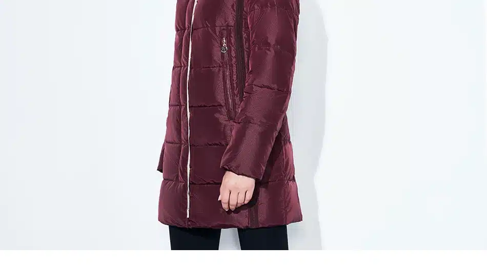 SnowClassic winter jacket women free scarf thick coats female warm parka outwear slim soft solid long jackets high quality 2017 23