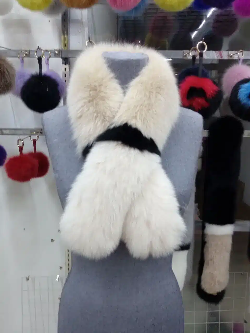 2016 New Fox Scarf Wool Fashion Fox Fur Scarf Winter Fur Scarf ColorScarf Warm Fur Poncho CapeFur Poncho Cape Scarf Winter Women 11