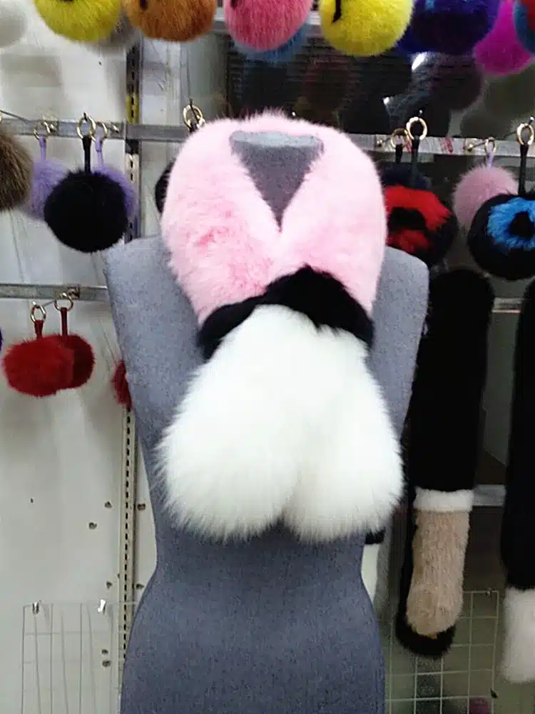 2016 New Fox Scarf Wool Fashion Fox Fur Scarf Winter Fur Scarf ColorScarf Warm Fur Poncho CapeFur Poncho Cape Scarf Winter Women 16