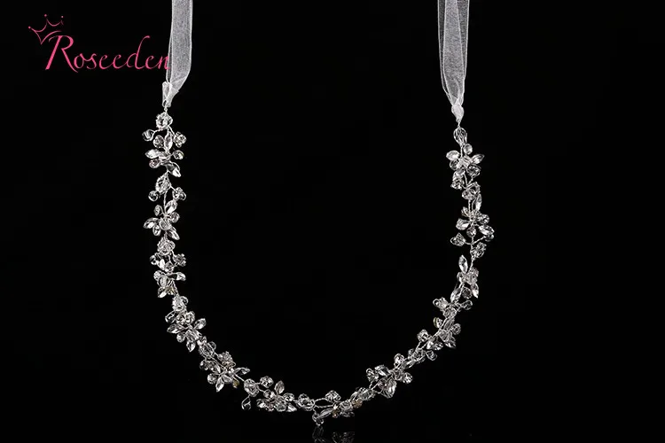 Shinny crystal bridal wedding Head Piece Bride Headwear Headband Hair Band 100% Handmade women Party Jewelry Accessories 30