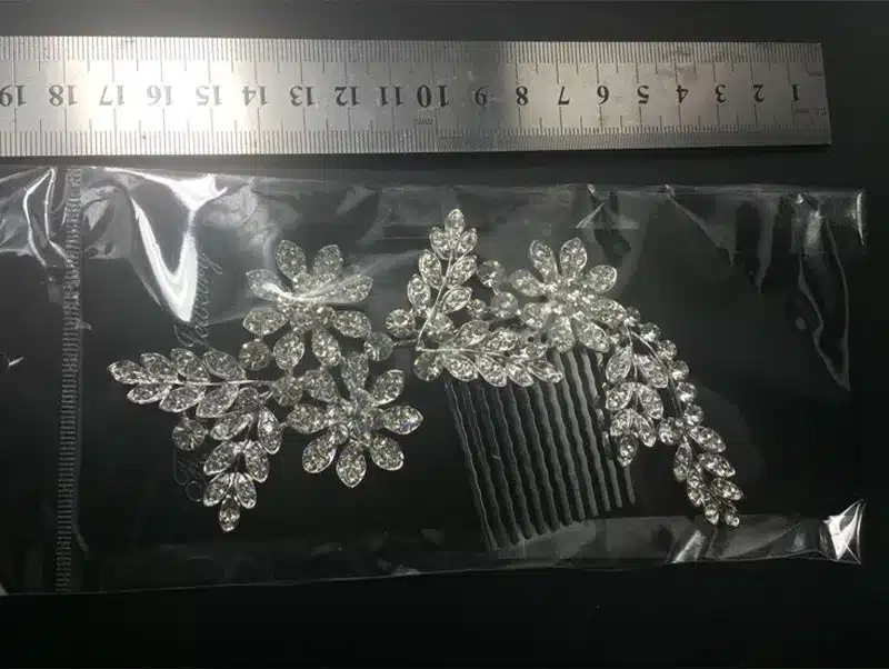 bridal alloy Hair combs rhinestone leaves wedding jewelry bridal wedding combs crystal bride headdress wedding accessoriesRE389 28