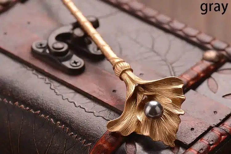 Retro Ginkgo Leaves Hair Sticks Jewelry Simulated Pearl Leaves Hairpins Charm Hair Ornaments Girl Gifts Wedding Accessories 33