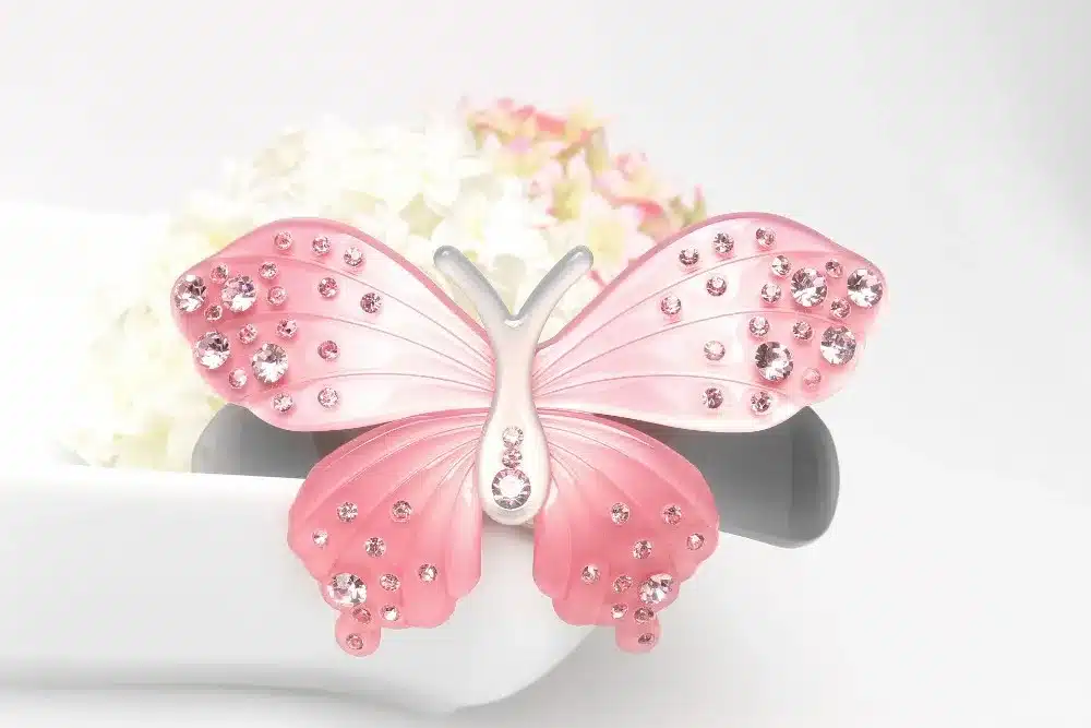 High Quality Exquisite Rhinestone butterfly hair clip Fashion Lovely Barrettes jewelry girl free shipping AA55 20